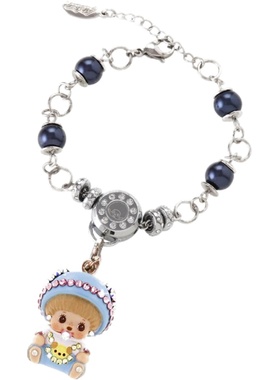 monchhichi萌趣趣森系学生圆环