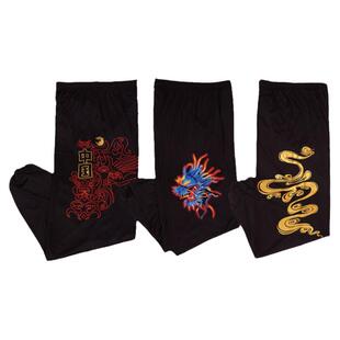 大业亨通武术训练裤宽松太极裤女春秋款武术练功功夫裤男灯笼裤夏