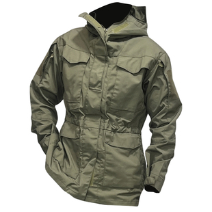 春秋男M65战术收腰风衣户外套防风中长款军迷彩战地冲锋衣登山服
