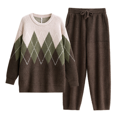 【商场同款】悦内男士半边绒睡衣