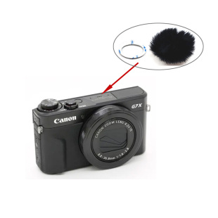 适用GOPRO佳能G7X富士X100VI相机麦克风粘贴式防风毛贴降风噪防尘