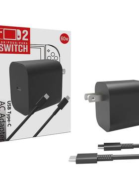 任天堂Switch1/2代通用60W充电器