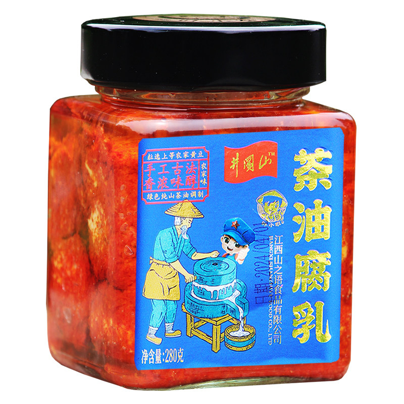 叶小农茶油腐乳下饭菜霉豆腐纯手豆腐乳