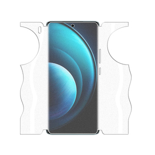 适用vivox100手机膜全屏覆盖抗摔x100pro钢化水凝膜一体全包边x100s/pro电竞游戏x100ultra磨砂软膜防指纹por