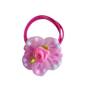 儿童花朵发绳不伤发皮筋高弹力发圈女扎头发头绳小女孩发饰精致