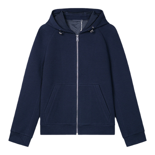 TREKTRAVEL德国飞鹰连帽夹克男式休闲拉链开衫外套纯色休闲茄克