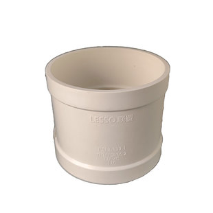 联塑PVC排水直通160/200/250直接315/400管箍400管接头套筒排污