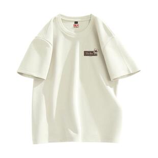 班尼路S&K系列黑色男士短袖t恤2026夏季青少年华夫格上衣男款潮LF