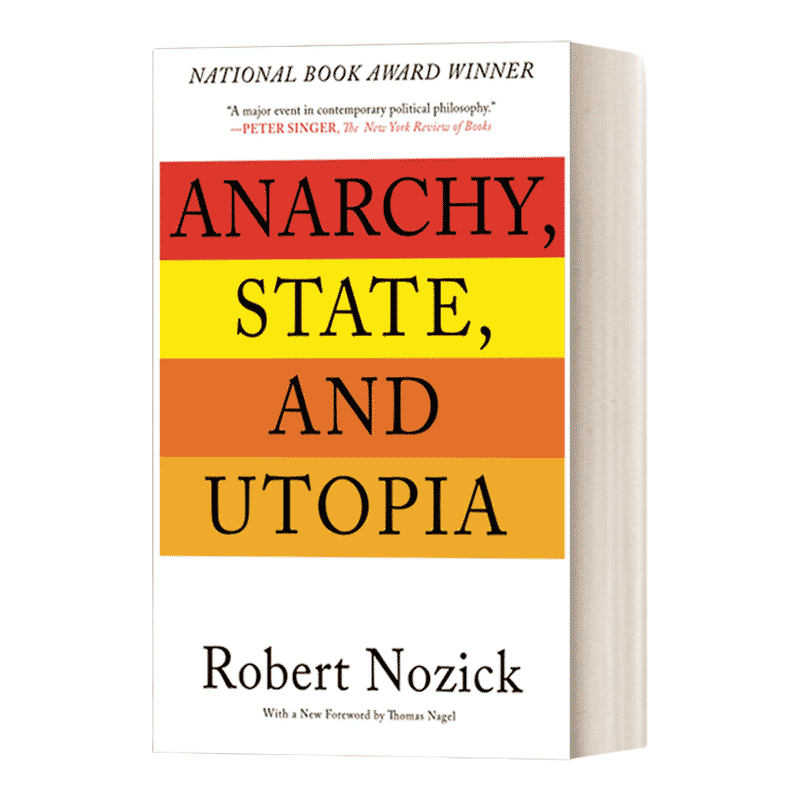 英文原版 Anarchy State and Utopia 无政府 国家和乌托邦 1975美国国家图书奖 英文版 进口英语原版书籍