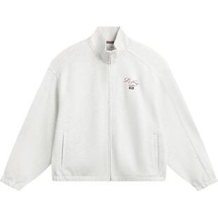 李宁外套女士春季2026新款开衫长袖拉链卫衣女休闲上衣针织运动服