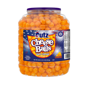 美国直邮UTZ Cheese balls奶酪芝士球宝宝补钙零食大桶装793.8g