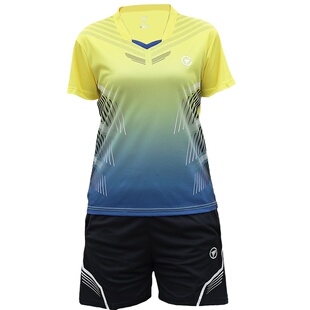 儿童新款羽毛球服运动套装中小学生训练速干网球服乒乓球上衣定制