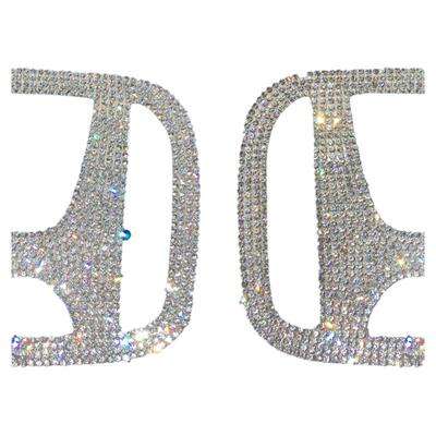 本田车型闪亮亮水晶钻车标贴防水