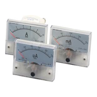 85C1型指针式直流电流表1/2/3/5/10A/20/30A/500mA/100uA机械表头