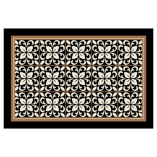 莱特免洗中古美式入户门皮革地垫进门垫防水地毯免洗复古垫子定制