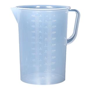 量杯5000ml毫升量筒烧杯带刻度容量瓶食品级烘培奶茶店5L塑料量桶