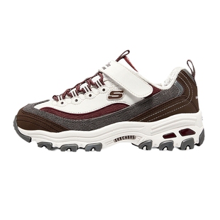 Skechers斯凯奇儿童奶茶熊秋冬季保暖男女童熊猫老爹鞋运动二棉鞋