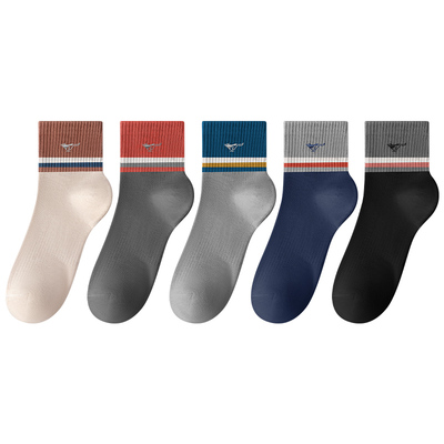 七匹狼纯棉袜子时尚7A抗菌防臭男