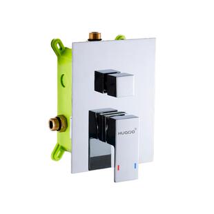 华尔杰暗装花洒入墙式预埋件淋浴嵌入式混水阀暗藏热熔配件预埋盒