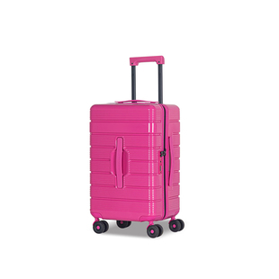 趣可迎20寸登机箱万向轮纯PC拉杆箱女结实耐用旅行箱大容量行李箱