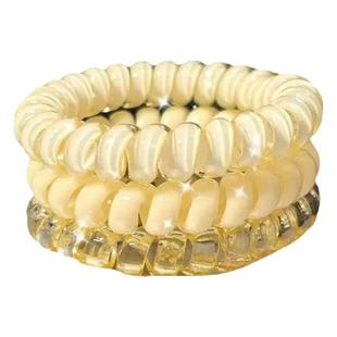 高品质葡萄椰椰波点电话线发圈夏天清新百搭发绳耐用皮筋女扎头