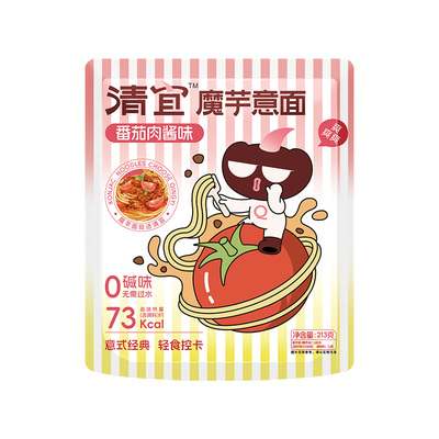 番茄肉酱味魔芋面低热量不怕胖