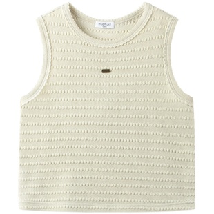 【森系梦境】儿童提花肌理感背心夏季复古森林风女童柔软亲肤吊带