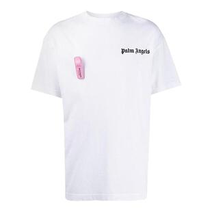 PALM ANGELS 女士logo印花简约舒适显瘦休闲短袖T恤银泰 301604