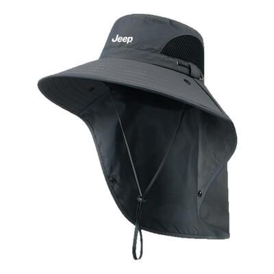 【jeep吉普正品】护颈遮阳防晒帽