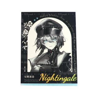 同人谷游戏夜莺小鸟副官周边动漫立牌吧唧徽章镭射票