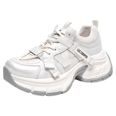 Lee Cooper时尚老爹鞋女2026新款春季休闲鞋爆款百搭厚底增高女鞋