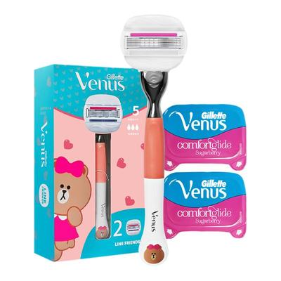吉列Venus女士刮毛刀小熊脱毛刀私处腋下剃毛刀手动除毛刀脱毛器