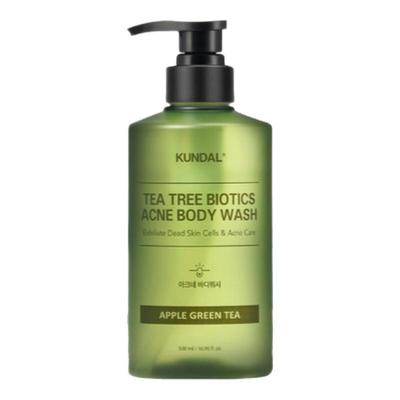 KUNDAL/昆黛尔茶树益生菌祛痘去角质沐浴露舒缓油痘肌-苹果绿茶香