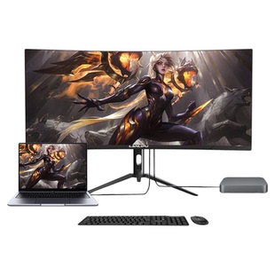 34英寸4K曲面带鱼屏电脑显示器电竞165Hz高刷游戏大屏幕lg144Hz