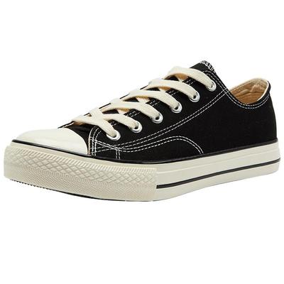 回力春季低帮黑色百搭板鞋帆布鞋