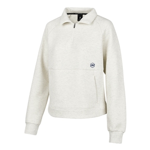 Skechers斯凯奇女子翻领卫衣运动休闲针织套头衫 P424W014/00SK