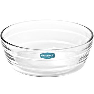 Glasslock进口透明钢化玻璃饭碗水果沙拉碗家用耐热泡面汤碗套装