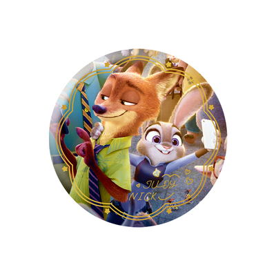 疯狂动物城史迪奇周边徽章吧唧