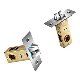 卫生间锁舌单舌锁体锁芯家用卧室木门锁铝合金厕所门锁通用型锁具