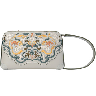 【新年礼物】古伊西2026新款国风轻奢绣花手拎包时尚高级感手拿