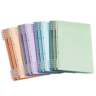 a4活页本外壳活页夹扣环封面b5单卖环扣线圈装订打孔收纳笔记本软皮封皮纸可拆卸diy自制配件不硌手塑料26孔