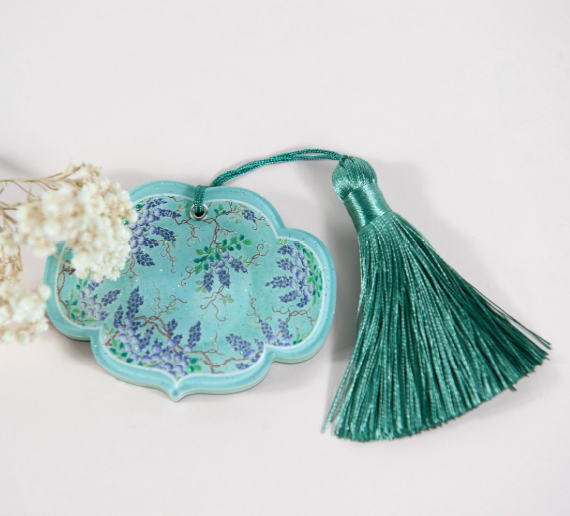 博物馆奇妙物清华文创花瓣古风化妆镜小镜子女随身手持镜女生礼物