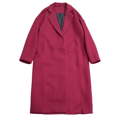 长款西装大衣外套厚实女廓形宽松