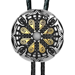 北欧冰岛敬畏之盔符号波洛领带魔法区域地图敬畏掌舵火影bolo tie