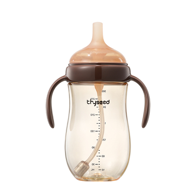 世喜吸管奶瓶Pro一岁1-2岁以上大宝宝重力球防喷防漏吸管杯喝奶瓶