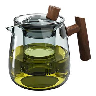 捷安玺泡茶壶茶水分离杯子精致茶杯个人专用2025新款高硼硅玻璃杯