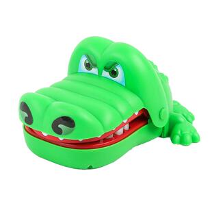 鳄鱼仿真玩具小鲨鱼儿童益智动物模型巨齿咬手道具鲸解压玩偶成人