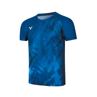 VICTOR威克多胜利羽毛球服球员大赛服推广版短袖男女款T-56000TD