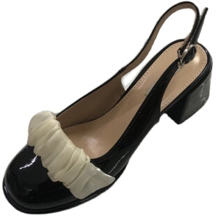 29.9孤品断码女鞋偶有瑕疵介意慎拍备注编码 粗跟玛丽珍包头鞋