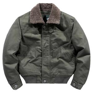 AK冬季翻领羊羔绒棉服男加绒加厚外套宽松青年休闲多口袋工装棉服